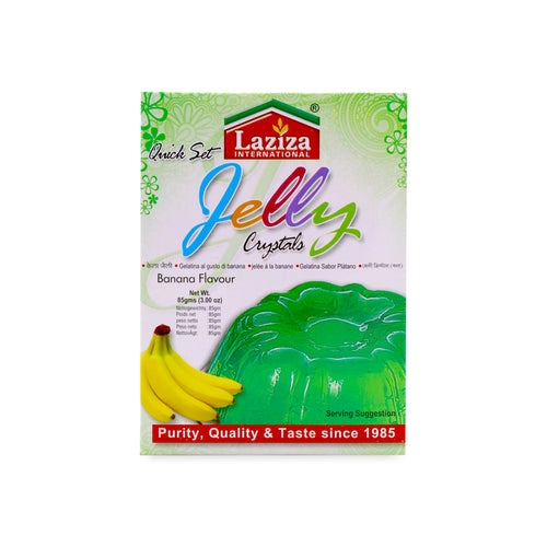 Laziza Jelly Banana 85g - Chewy Banana Flavored Jelly Snack